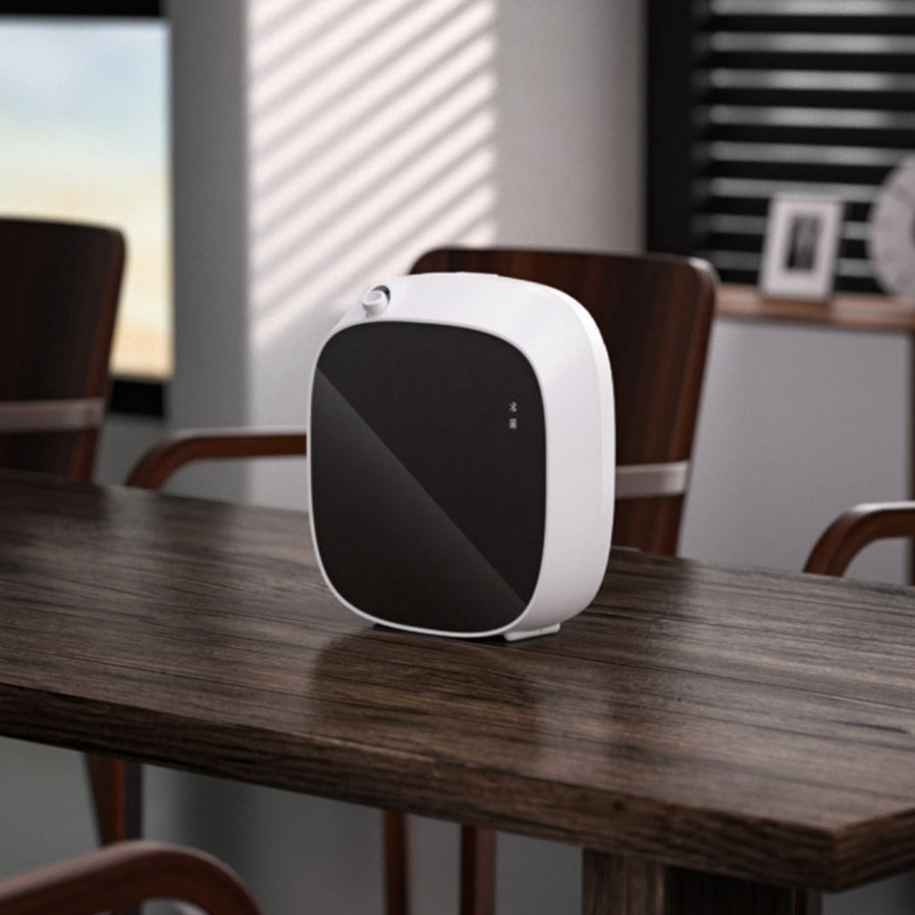 Battery operated wireless aroma diffuser with no wiring required for flexible installation
